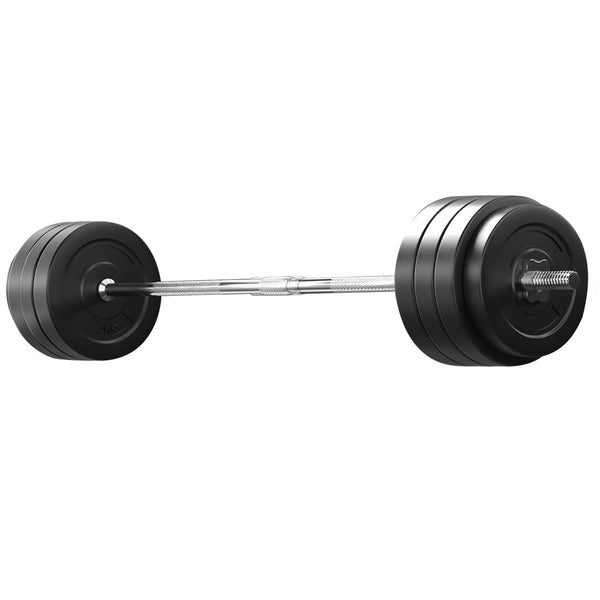 78KG Barbell Weight Set Plates Bar Bench Press Fitness Exercise Home Gym 168cm Does not apply