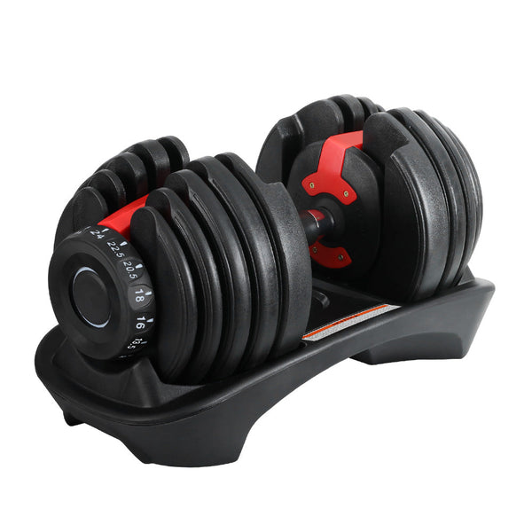 24kg Adjustable Dumbbell Weight Plates Home Gym Fitness Exercise Does not apply