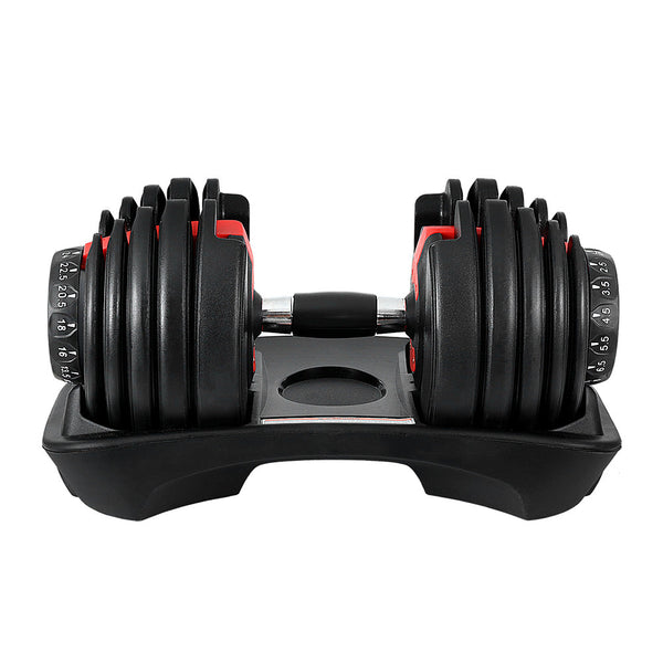24kg Adjustable Dumbbell Weight Plates Home Gym Fitness Exercise Does not apply