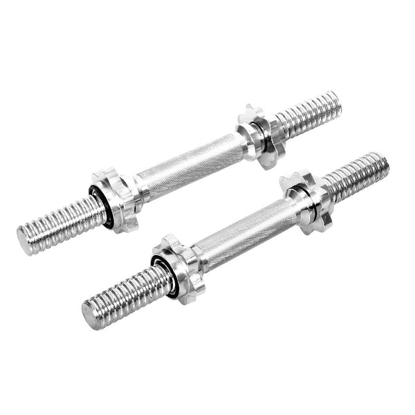 45cm Dumbbell Bar Solid Steel Pair Gym Home Exercise Fitness 150KG Capacity Does not apply