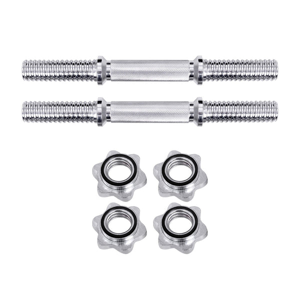 45cm Dumbbell Bar Solid Steel Pair Gym Home Exercise Fitness 150KG Capacity Does not apply
