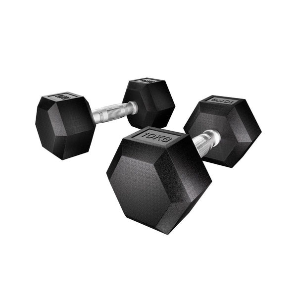 Everfit 20kg Dumbbells Set Dumbbells Weights Lifting Bench Gym Workout 2x10kg Everfit