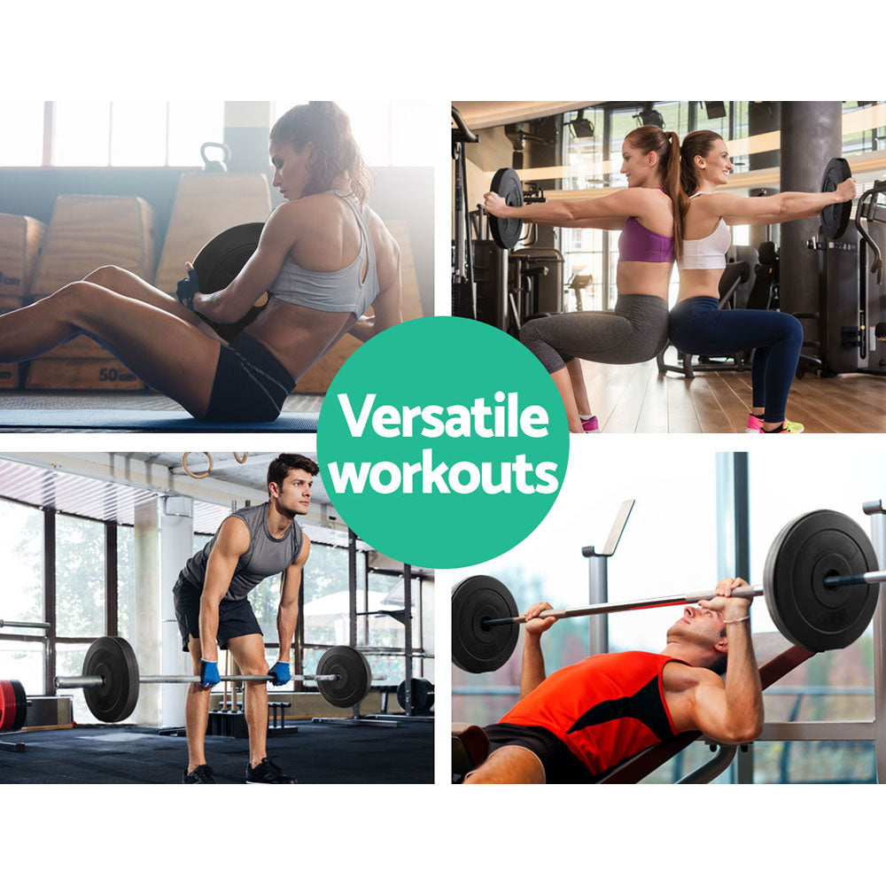 10KG Barbell Weight Plates Standard Home Gym Press Fitness Exercise 2pcs Does not apply