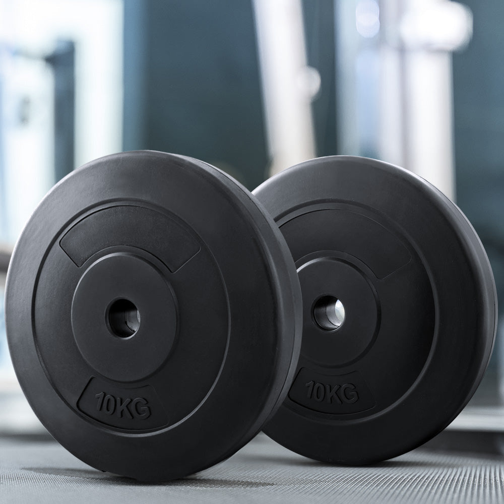 10KG Barbell Weight Plates Standard Home Gym Press Fitness Exercise 2pcs Does not apply