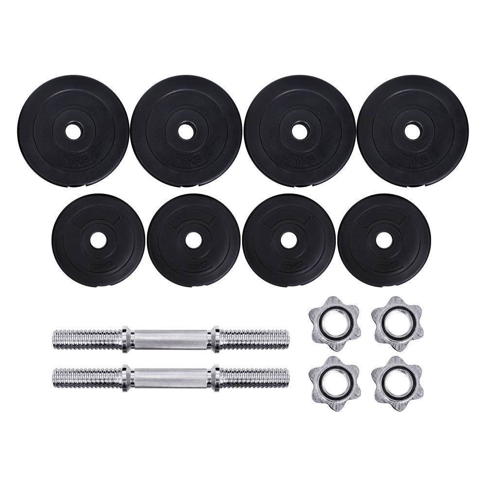 20KG Dumbbells Dumbbell Set Weight Training Plates Home Gym Fitness Exercise Does not apply