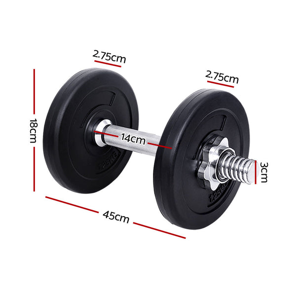 10KG Dumbbells Dumbbell Set Weight Training Plates Home Gym Fitness Exercise Does not apply