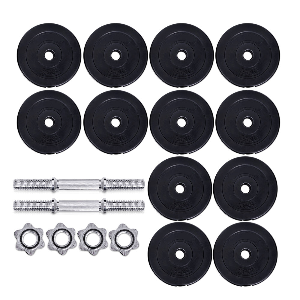 35kg Dumbbells Dumbbell Set Weight Plates Home Gym Fitness Exercise Does not apply