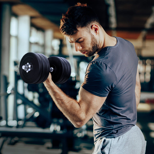 35kg Dumbbells Dumbbell Set Weight Plates Home Gym Fitness Exercise Does not apply