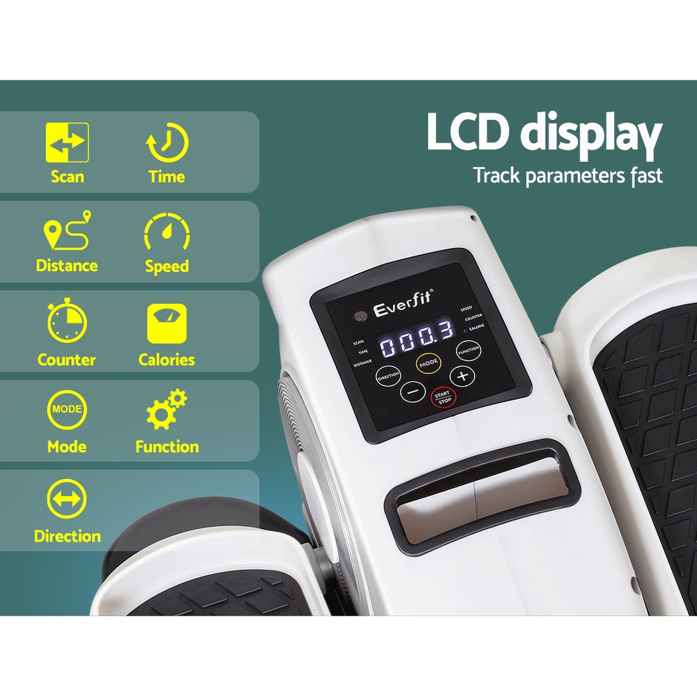 Everfit Automatic Pedal Exercise Bike Elliptical Machine Stepper Trainer 50W Everfit