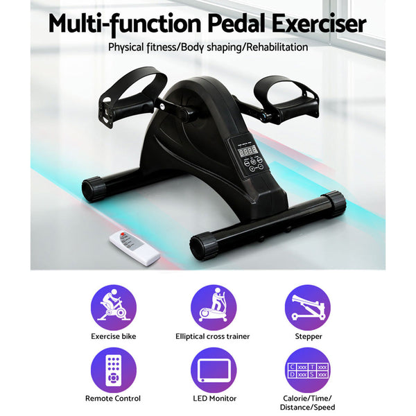 Everfit Electric Pedal Exercise Bike LED Display Elliptical Cross Trainer 80W Everfit