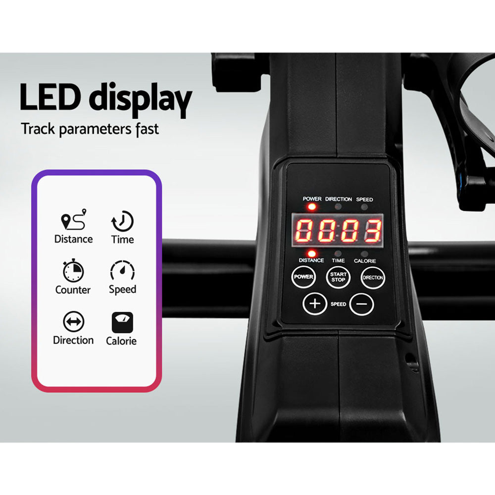 Everfit Electric Pedal Exercise Bike LED Display Elliptical Cross Trainer 80W Everfit