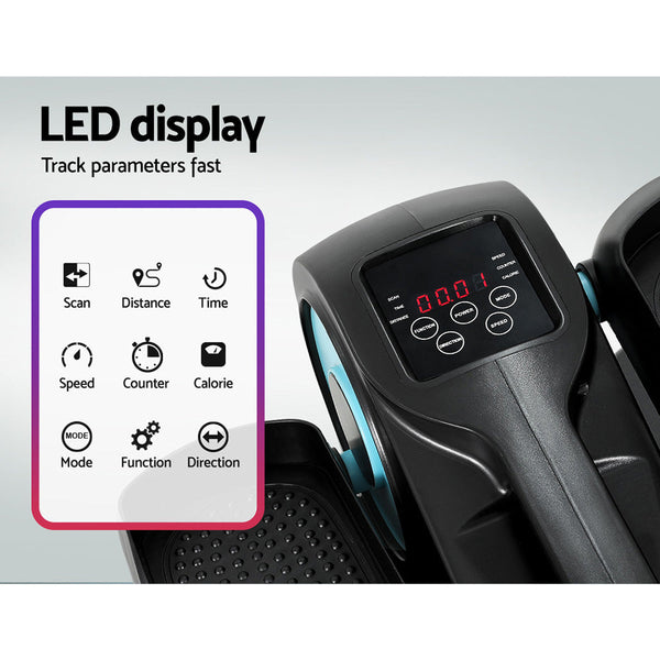 Everfit Automatic Pedal Exercise Bike LED Display Elliptical Trainer Stepper Everfit