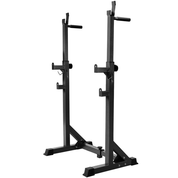 Everfit Squat Rack Pair Fitness Weight Lifting Gym Exercise Barbell Stand Everfit