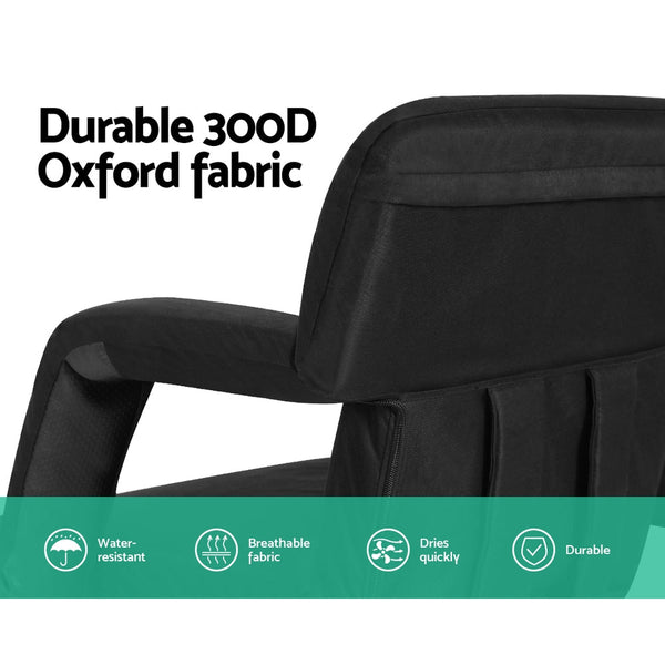 Artiss Lounge Sofa Bed With Armrest Heated Floor Recliner Futon Couch Folding Chair Cushion Artiss