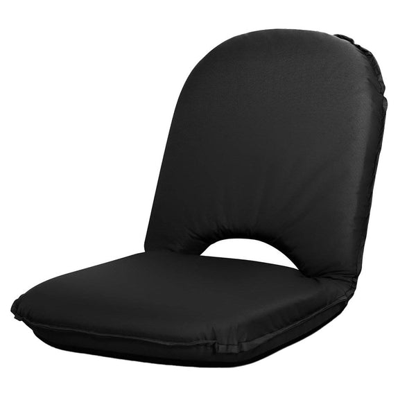 Artiss Foldable Beach Sun Picnic Seat - Black Artiss