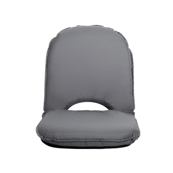 Artiss Foldable Beach Sun Picnic Seat - Grey Artiss