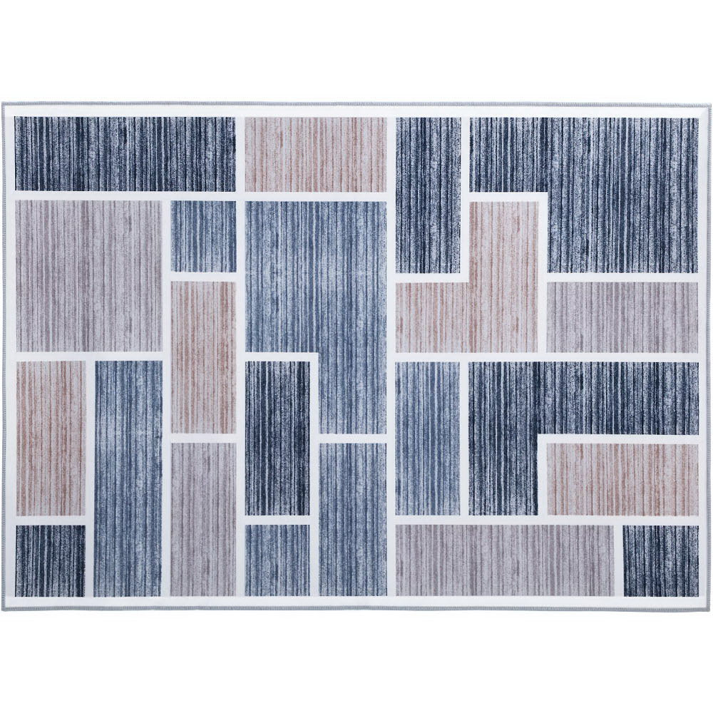 Artiss Floor Rugs 120x170 Short Pile Area Rug Large Modern Carpet Soft Grey Artiss