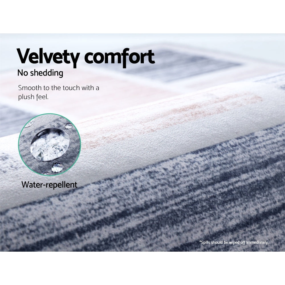 Artiss Short Pile Floor Rug 200x290cm Oblo freeshipping - Awezingly