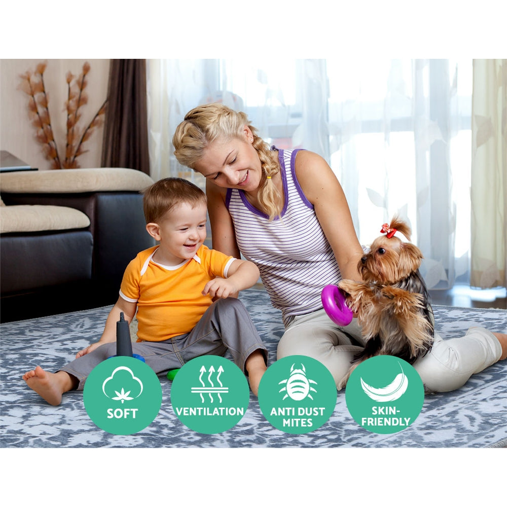 Artiss Floor Rugs 200 x 290 Bedroom Living Room Rug Large Mat Carpet Short Pile freeshipping - Awezingly