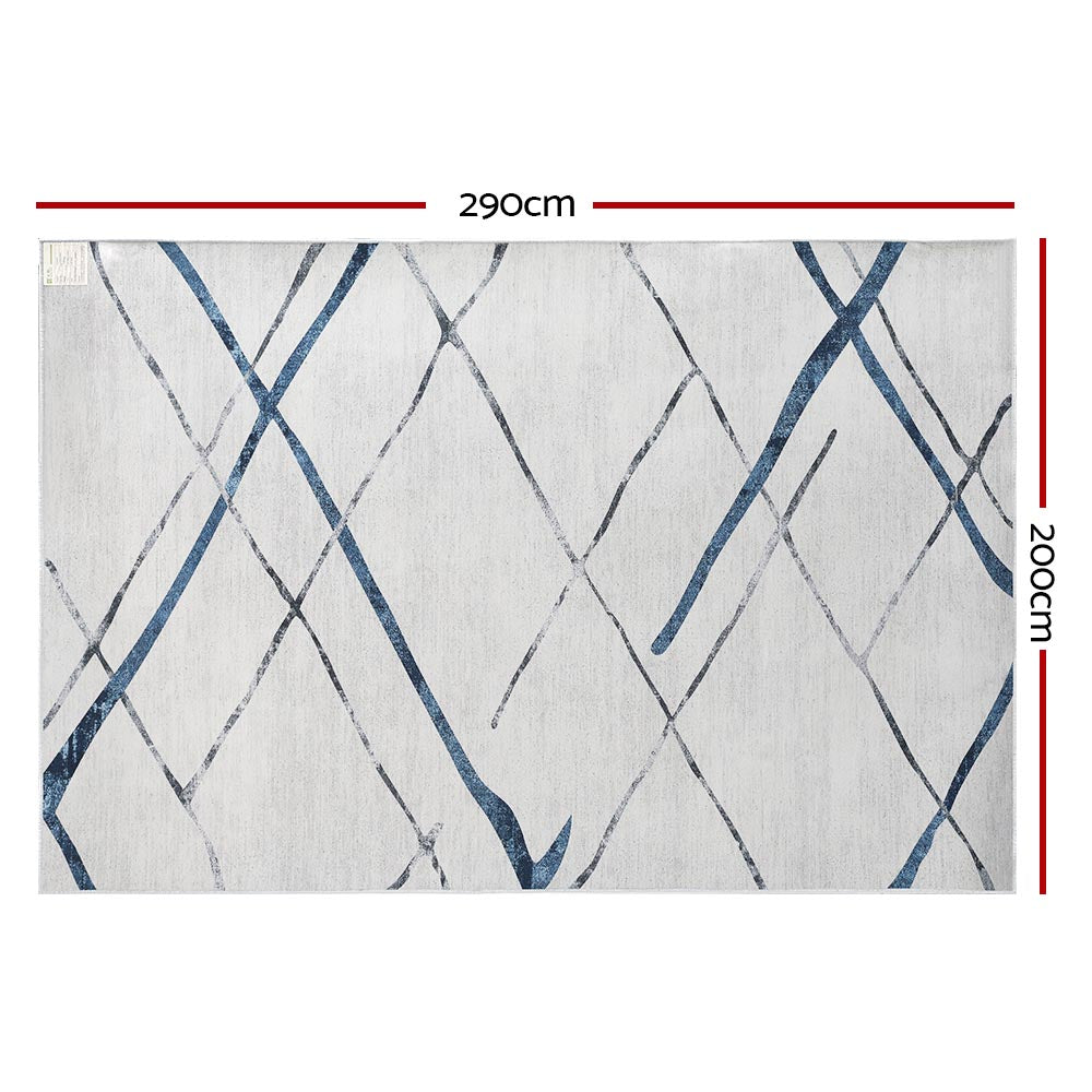 Artiss Jaca Floor Rug Area Carpet 200 x 290 cm Mordern Short Pile Washable Artiss