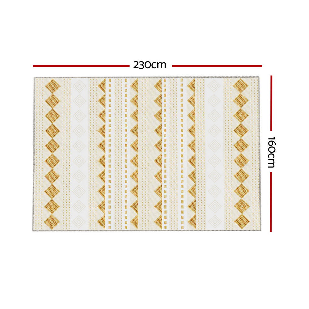 Artiss Floor Rugs 160x230cm Washable Area Mat Large Carpet Soft Short Pile Ella Artiss