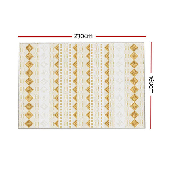 Artiss Floor Rugs 160x230cm Washable Area Mat Large Carpet Soft Short Pile Ella Artiss
