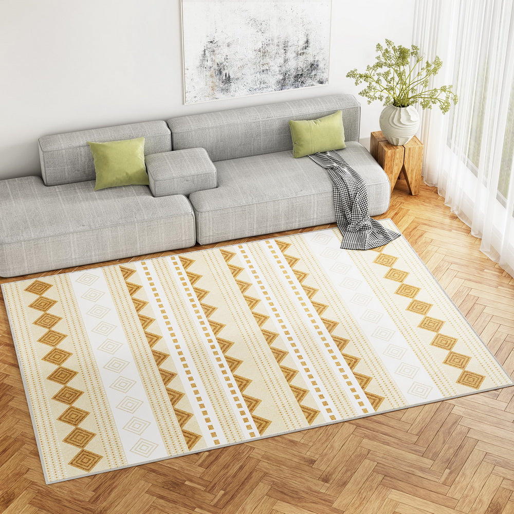 Artiss Floor Rugs 200x290cm Washable Area Mat Large Carpet Soft Short Pile Ella Artiss