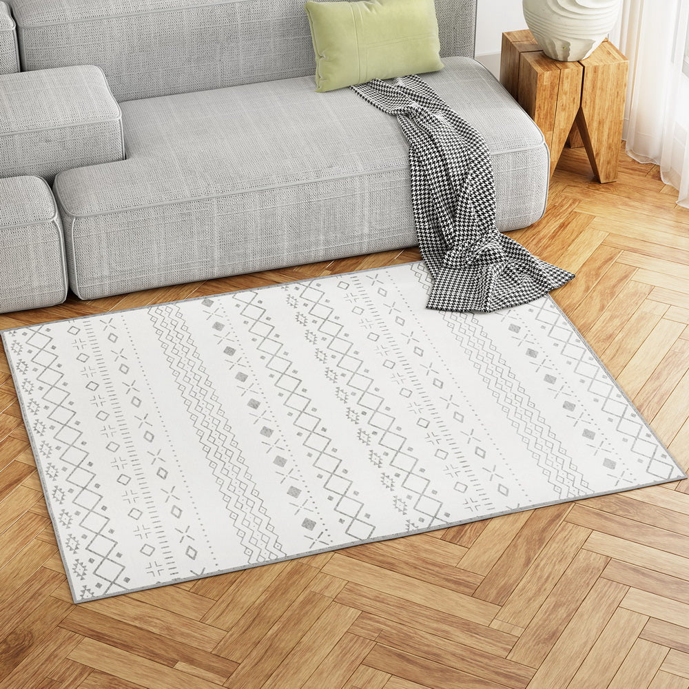 Artiss Floor Rugs 120x160cm Washable Area Mat Large Carpet Soft Short Pile Una Artiss