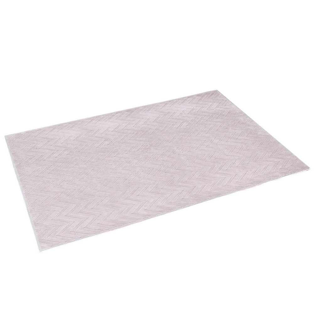 Artiss Floor Rugs 160x230cm Washable Area Mat Large Carpet Microfiber Ripple Artiss