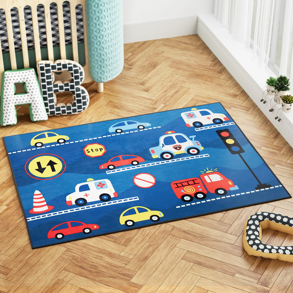 Artiss Floor Rugs 120x160cm Washable Area Mat Large Carpet Soft Short Pile Kids Artiss