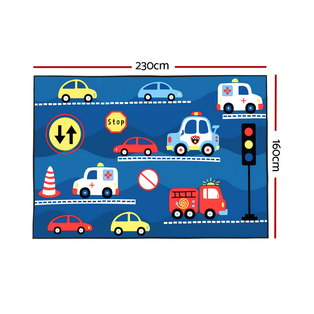 Artiss Floor Rugs 160x230cm Washable Area Mat Large Carpet Soft Short Pile Kids Artiss