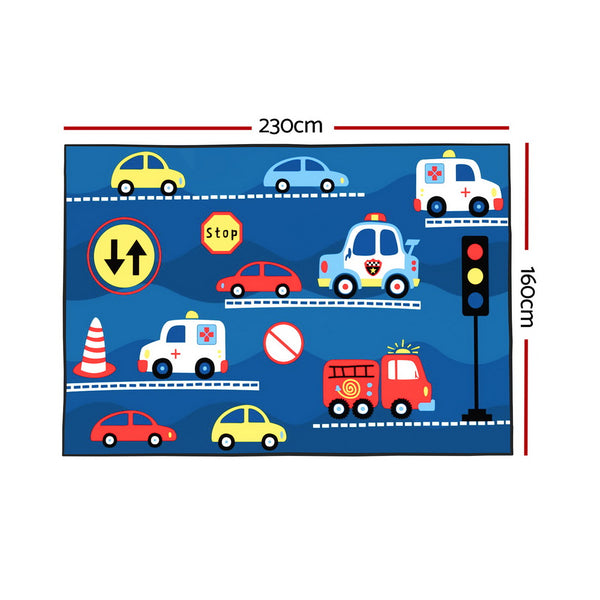 Artiss Floor Rugs 160x230cm Washable Area Mat Large Carpet Soft Short Pile Kids Artiss