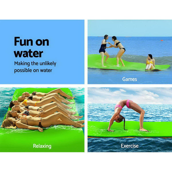 Weisshorn Floating Mat Water Slide Park Stand Up Paddle Pool Sea 270cm freeshipping - Awezingly