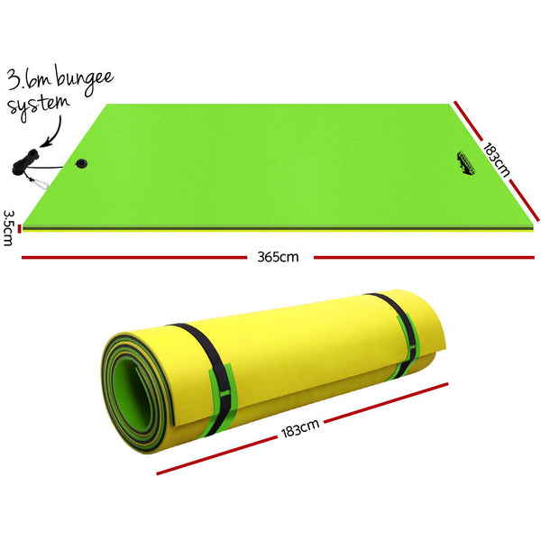Weisshorn Floating Mat Water Slide Park Stand Up Paddle Pool Sea 365cm freeshipping - Awezingly