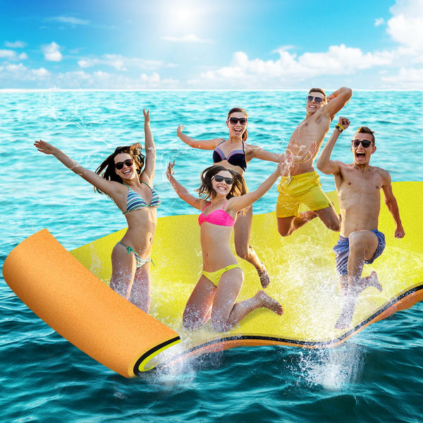 Weisshorn Floating Mat Water Slide Park Stand Up Paddle Pool Sea 550cm freeshipping - Awezingly