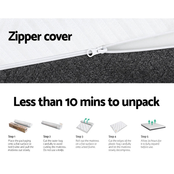 Giselle Bedding Memory Foam Mattress Bed Cool Gel Non Spring Comfort Double 15cm Giselle Bedding