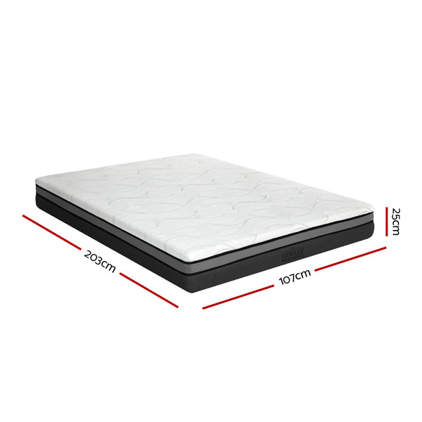 Giselle Bedding Memory Foam Mattress Bed Cool Gel Comfort King Single 25cm Giselle Bedding