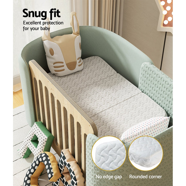 Giselle Foldable Gel Foam Mattress Folding Baby Bed Floor Mat Travel Cot Bamboo Giselle Bedding