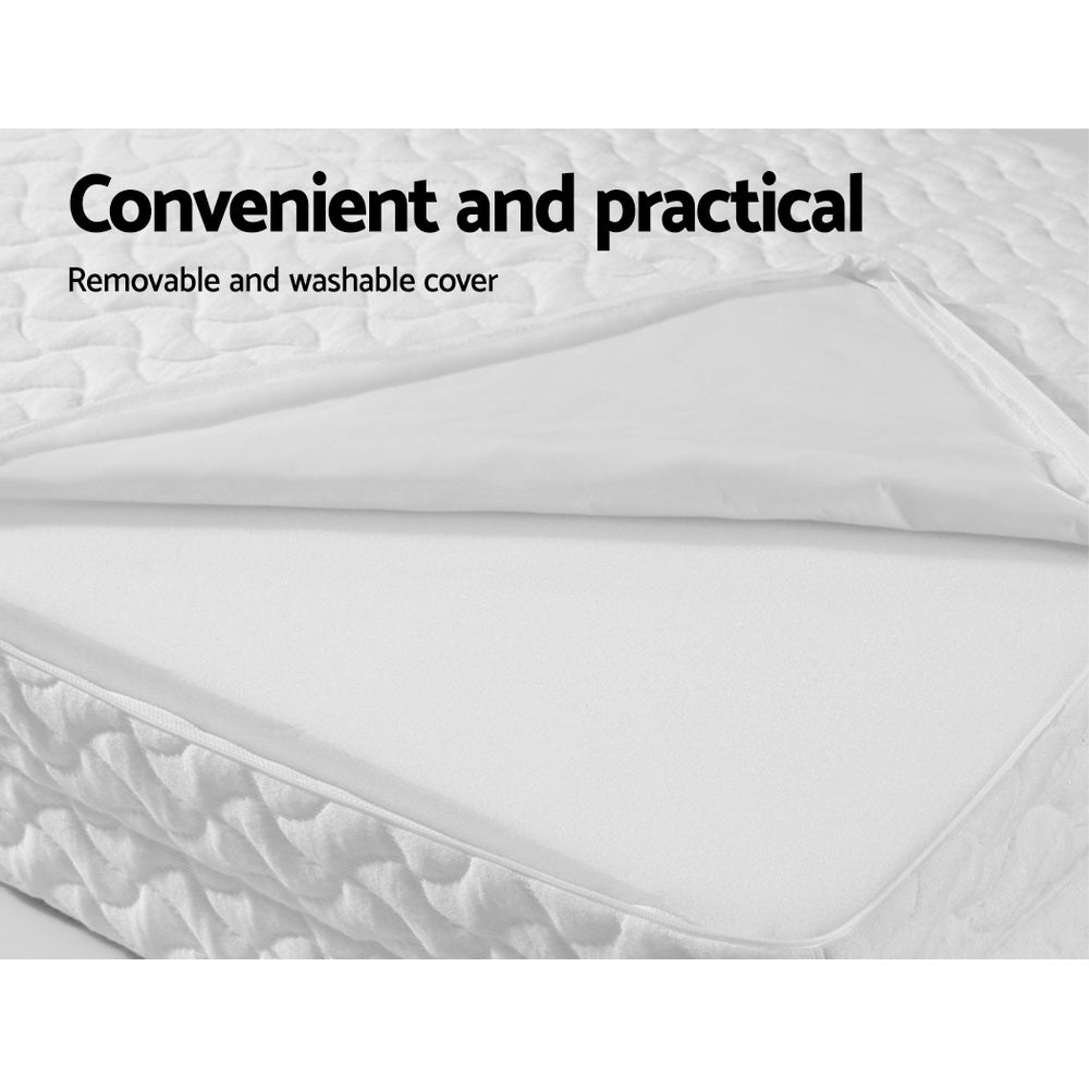 Giselle Foldable Mattress Portacot Foam Mattresses Travel Cot Baby Bamboo Cover Giselle Bedding