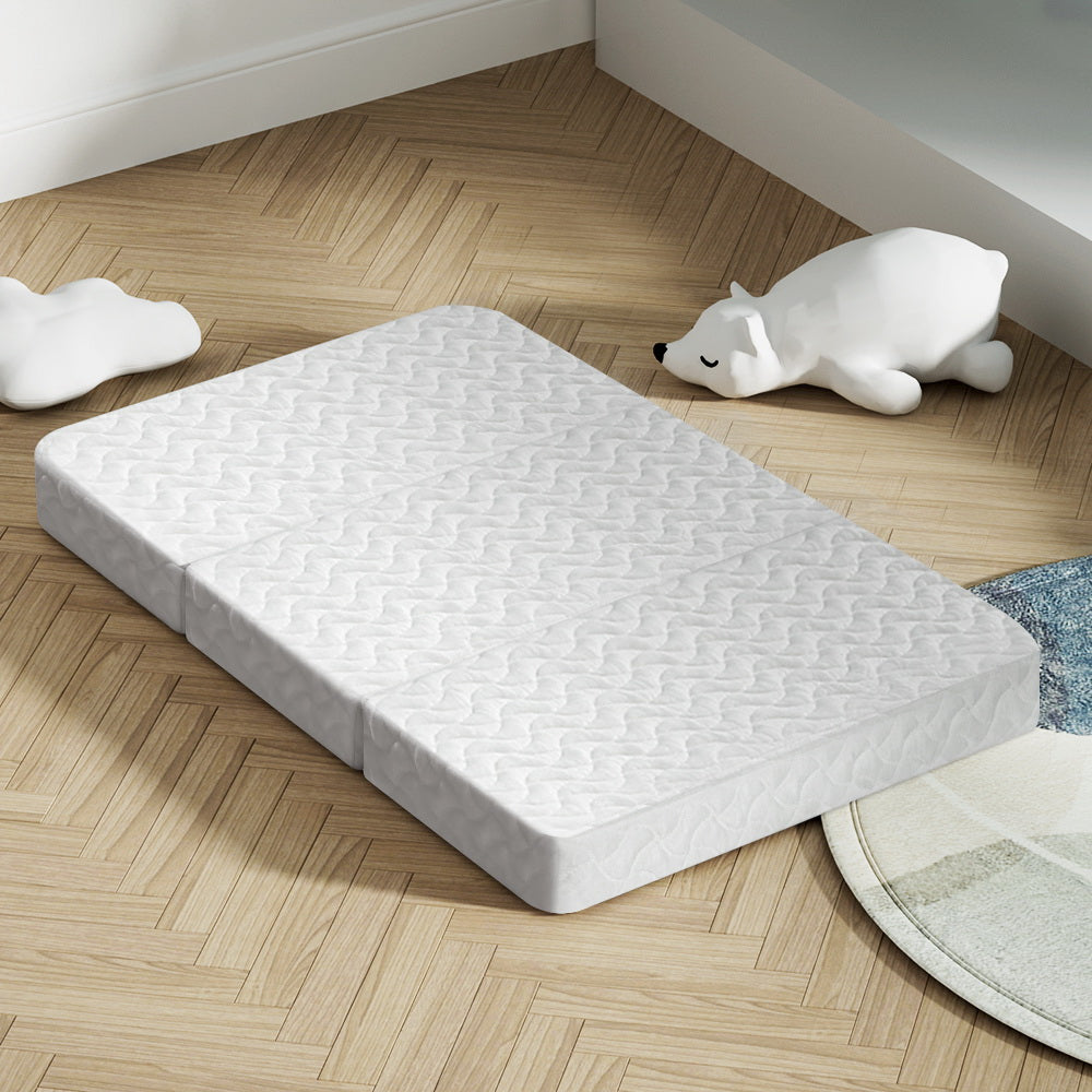 Giselle Foldable Mattress Portacot Foam Mattresses Travel Cot Baby Bamboo Cover Giselle Bedding