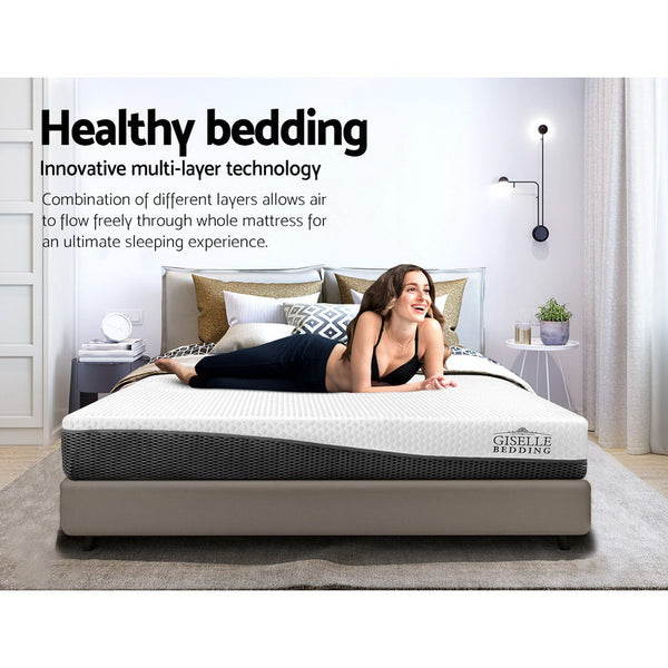 Giselle Bedding Double Size Memory Foam Mattress Cool Gel without Spring freeshipping - Awezingly