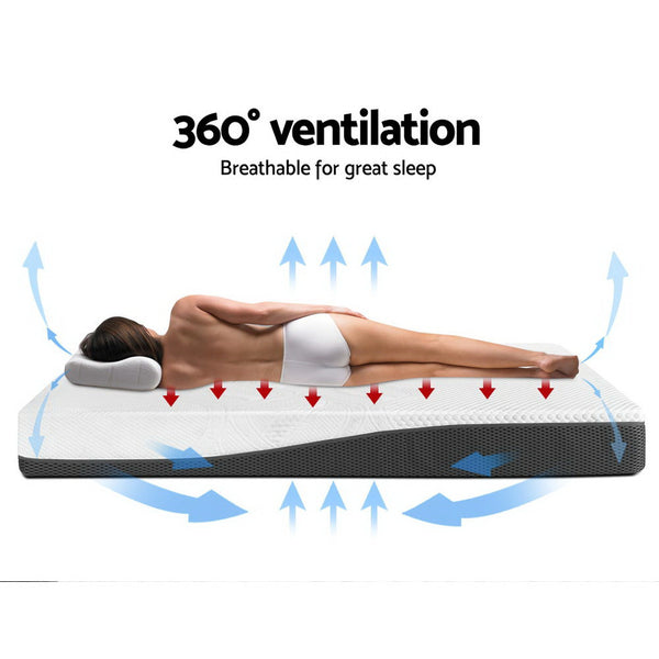 Giselle Bedding Double Size Memory Foam Mattress Cool Gel without Spring freeshipping - Awezingly