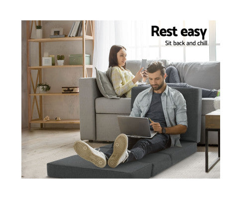 Giselle Bedding Folding Mattress Foldable Portable Bed Floor Mat Camping Pad freeshipping - Awezingly