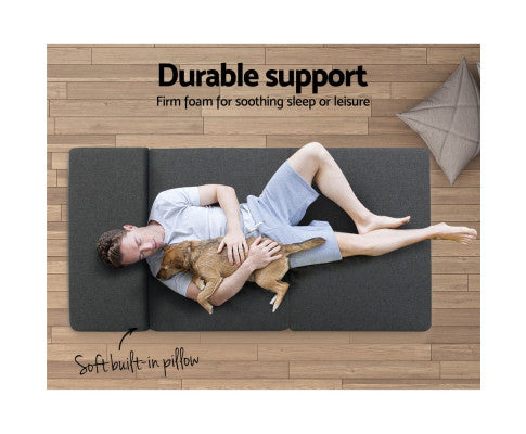 Giselle Bedding Folding Mattress Foldable Portable Bed Floor Mat Camping Pad freeshipping - Awezingly