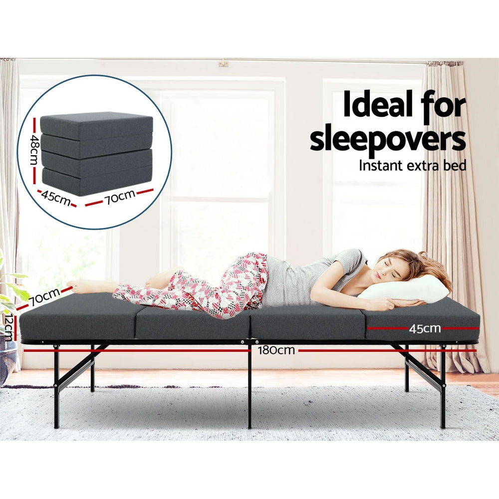 Giselle Bedding Folding Mattress Camping Foldable Portable Mattress Floor Bed freeshipping - Awezingly