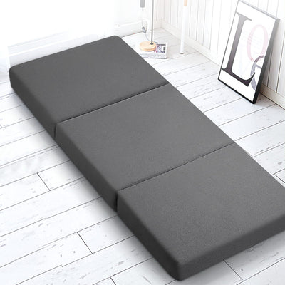 Giselle Bedding Folding Foam Portable Mattress - Grey