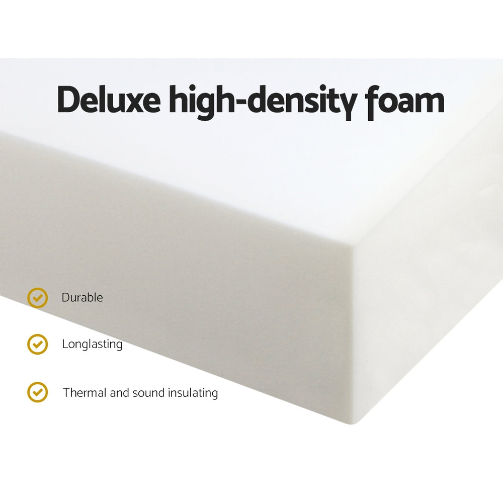 Giselle Bedding Foldable Mattress Folding Portable Bed Camping Mat Queen Grey Giselle Bedding
