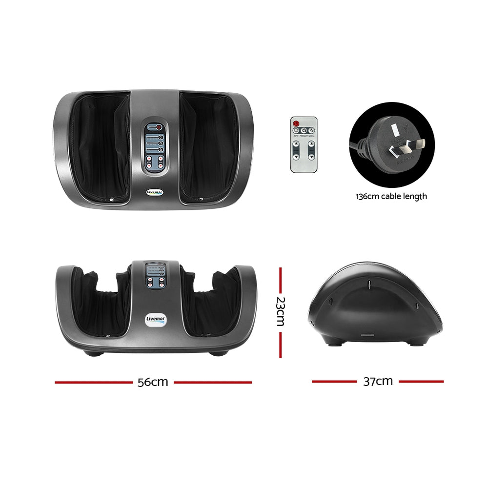 Livemor Foot Massager Grey freeshipping - Awezingly