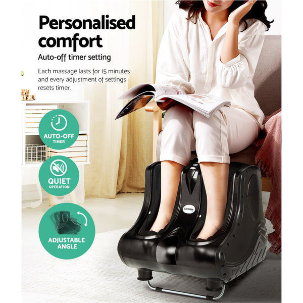 Livemor Calf & Foot Massager - Black freeshipping - Awezingly