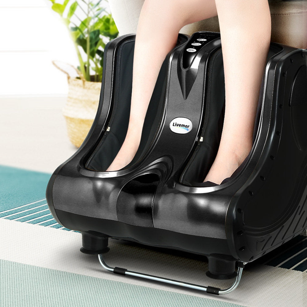 Livemor Calf & Foot Massager - Black freeshipping - Awezingly